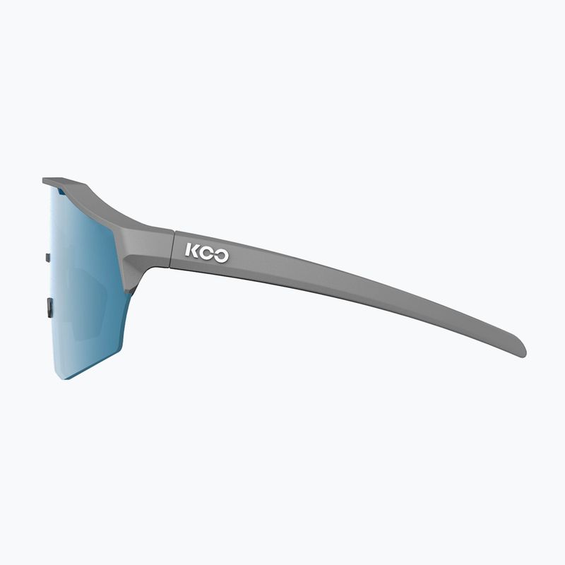 Occhiali da sole Koo Alibi grigio opaco/turchese a specchio 3