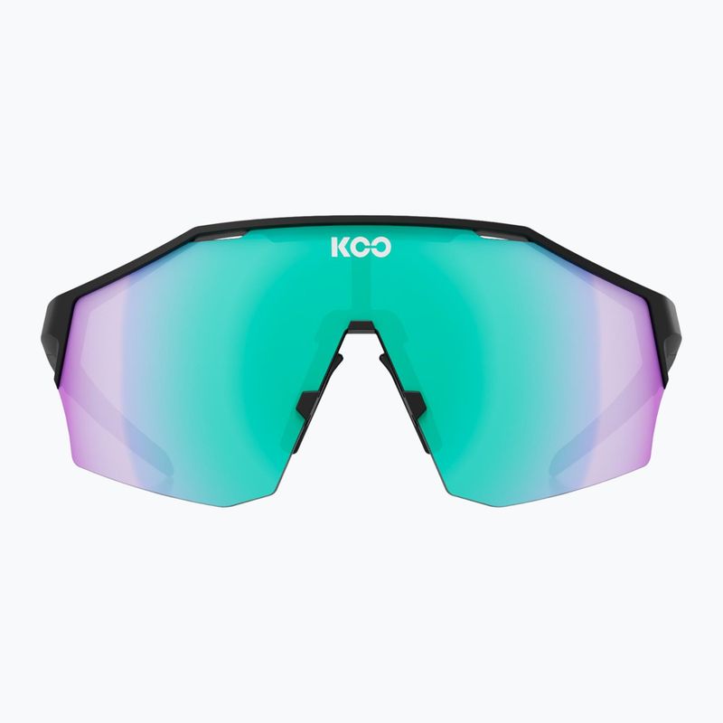 Occhiali da sole Koo Alibi black matt/green photochromic mirror 2