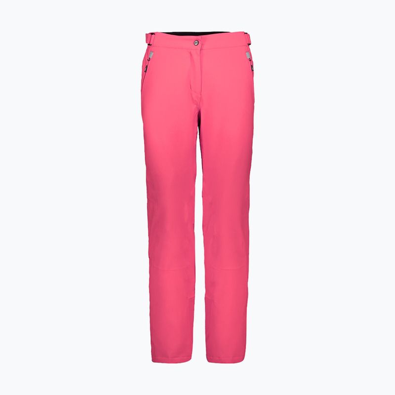 Pantaloni da sci da donna CMP 3W18596N carminio