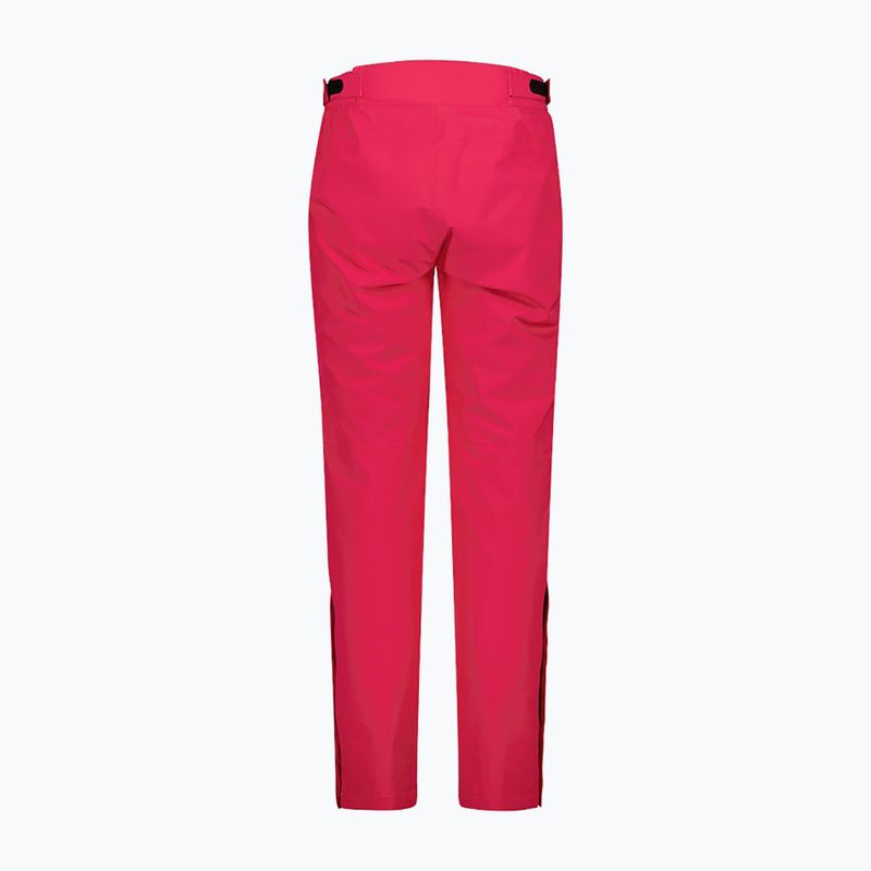 Pantaloni da sci da donna CMP 3W18596N carminio 2