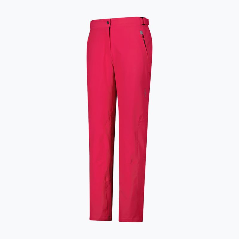 Pantaloni da sci da donna CMP 3W18596N carminio 3