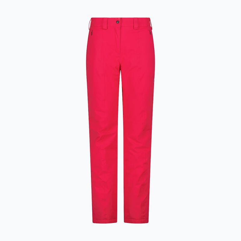 Pantaloni da sci da donna CMP 3W20636 carminio