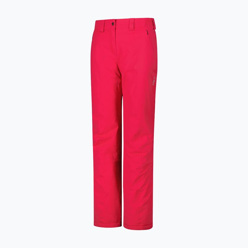 Pantaloni da sci da donna CMP 3W20636 carminio 3