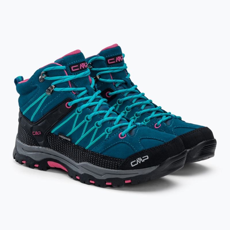 CMP Rigel Mid stivali da trekking per bambini blu 3Q12944J 5