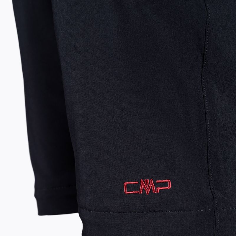 Pantaloni da trekking CMP Zip Off donna nero/rosa 3T51446/05UG 4