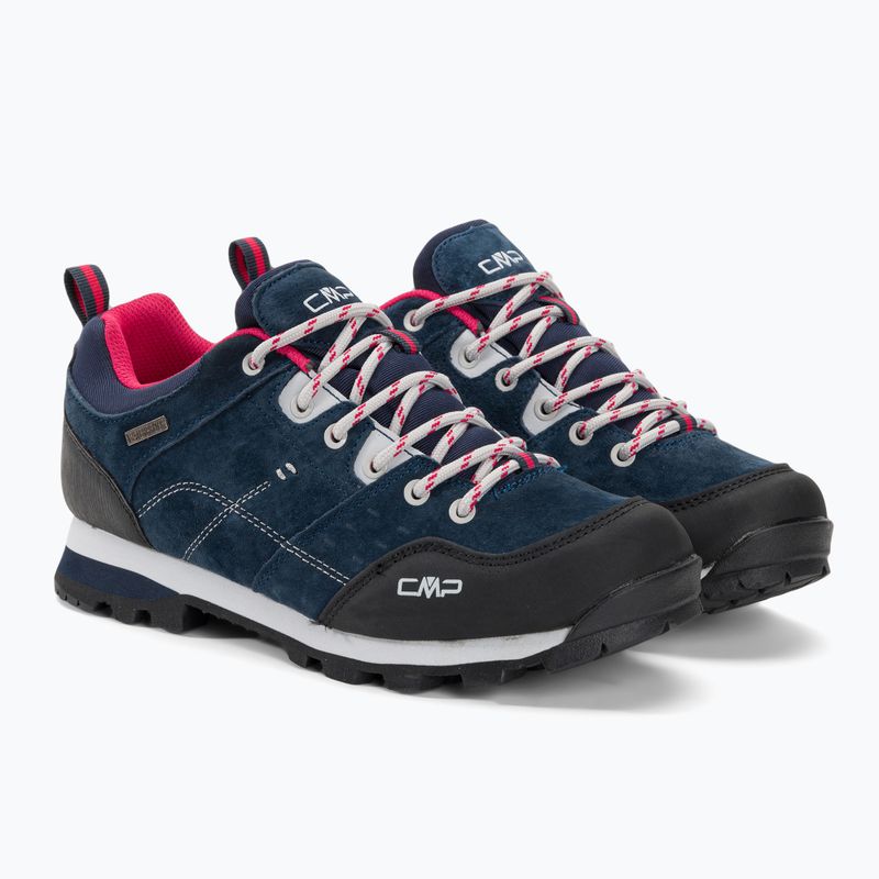 Stivali da trekking da donna CMP Alcor Low Wp asfalto/fragola 4