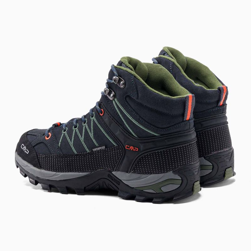 Scarpe da trekking da uomo CMP Rigel Mid Wp grigio 3Q12947/51UG 3