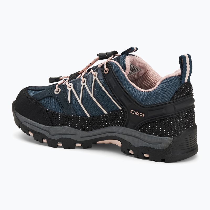 Scarponi da trekking per bambini CMP Rigel Low Wp asfalto/rosa 3
