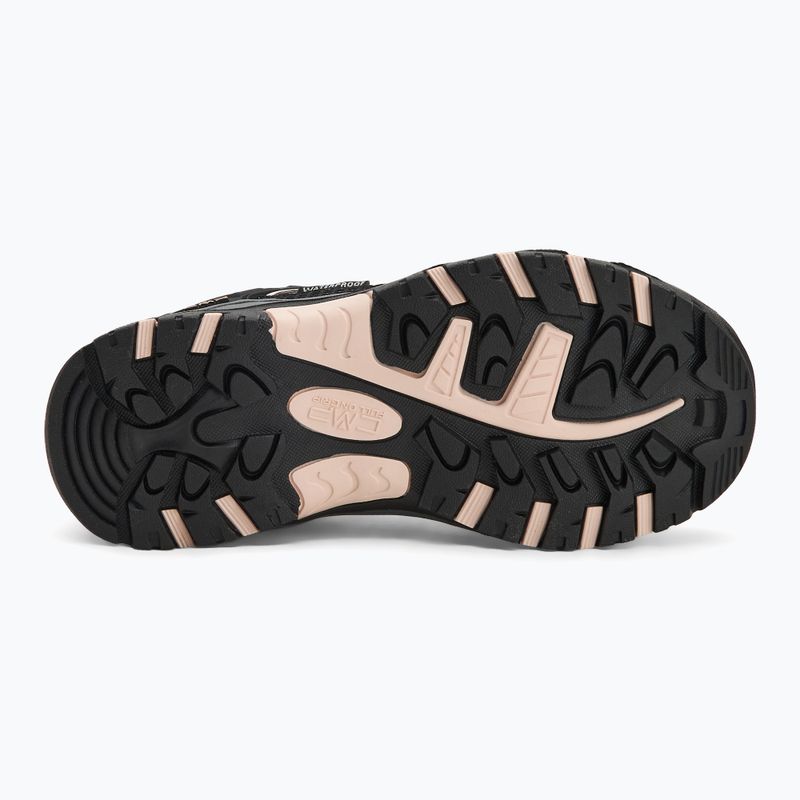 Scarponi da trekking per bambini CMP Rigel Low Wp asfalto/rosa 4