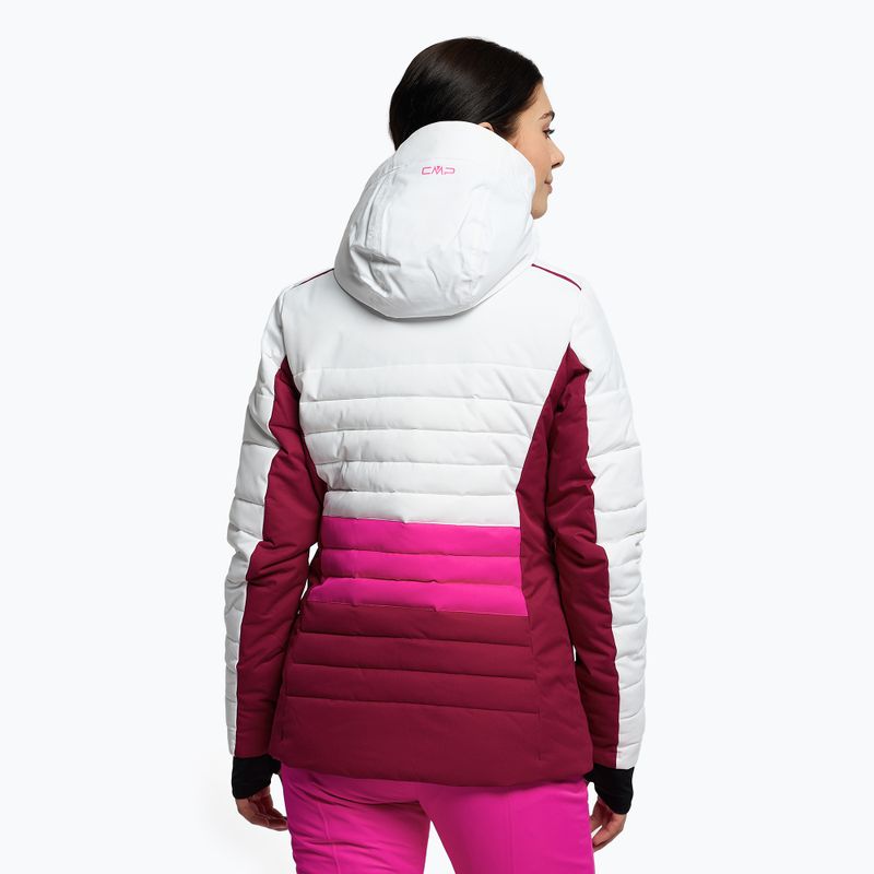 Giacca da sci CMP donna rosa e bianca 31W0226/A001 4