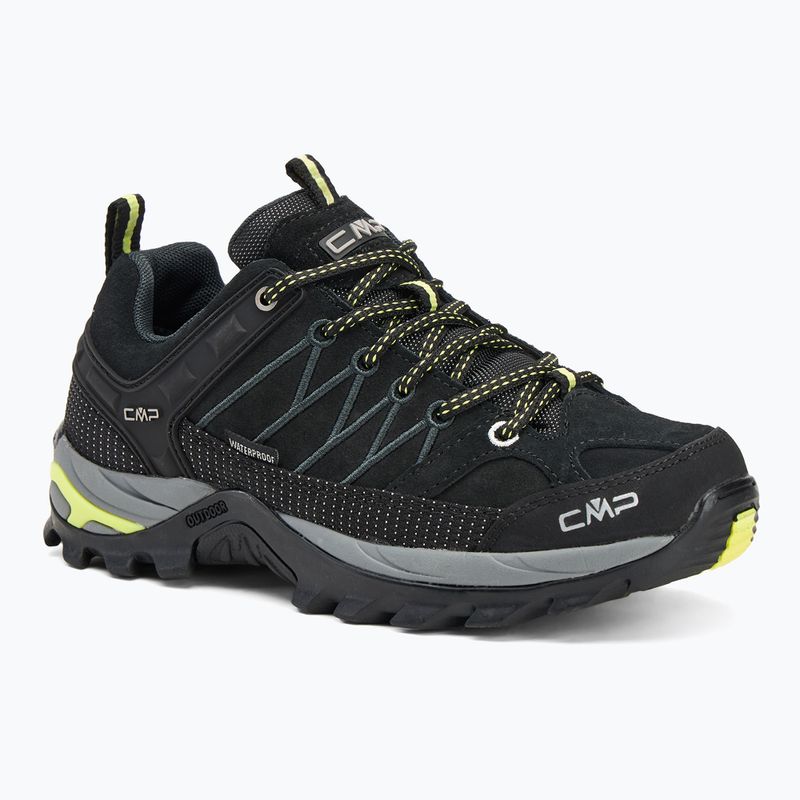 Stivali da trekking da donna CMP Rigel Low Wp nero/lime