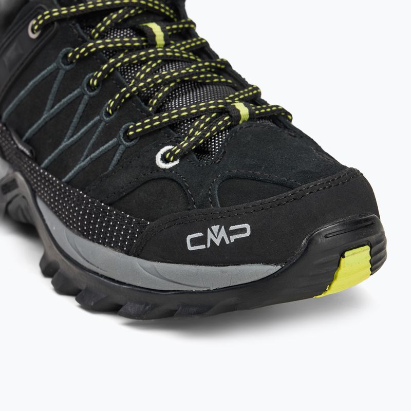 Stivali da trekking da donna CMP Rigel Low Wp nero/lime 7