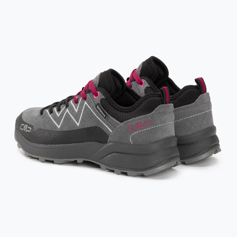 Stivali da trekking da donna CMP Kaleepso Low Wp grigio 3