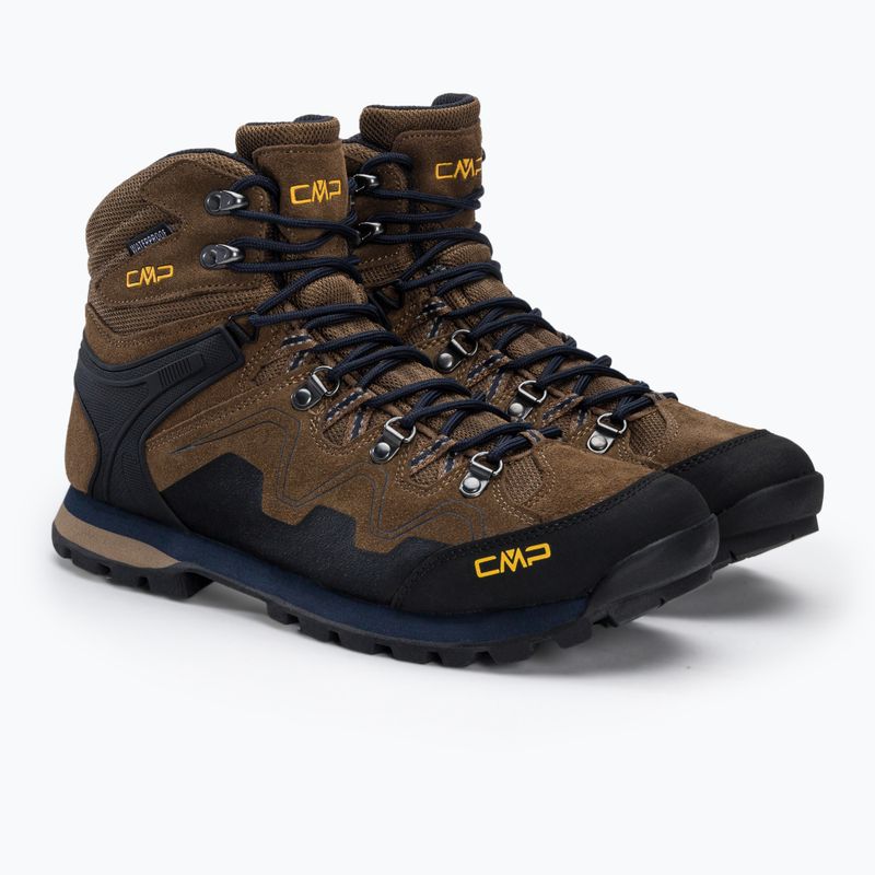 Stivali da trekking da uomo CMP Athunis Mid marrone 31Q4977 4