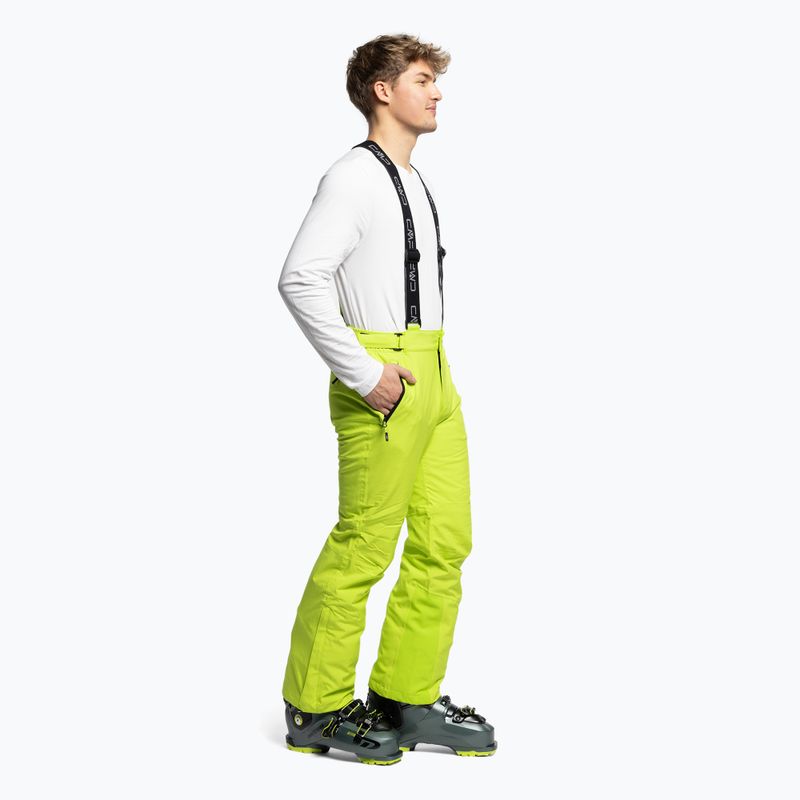 Pantaloni da sci CMP uomo verde 3W17397N/E112 2