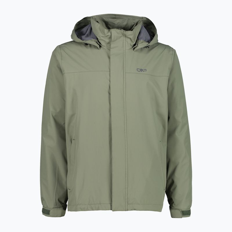 Giacca antipioggia CMP Snaps verde da uomo 39X7367/F832