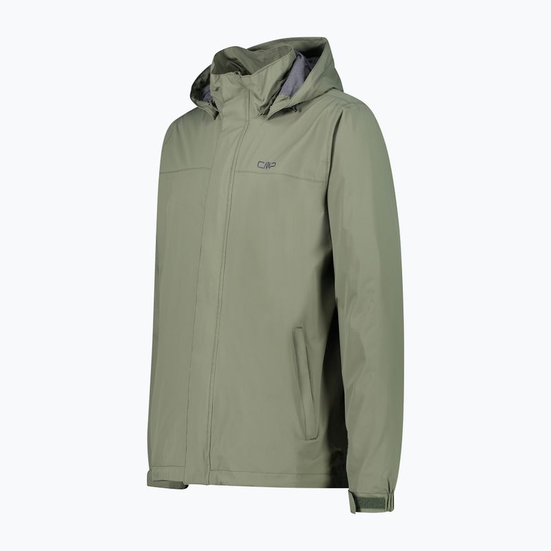 Giacca antipioggia CMP Snaps verde da uomo 39X7367/F832 2