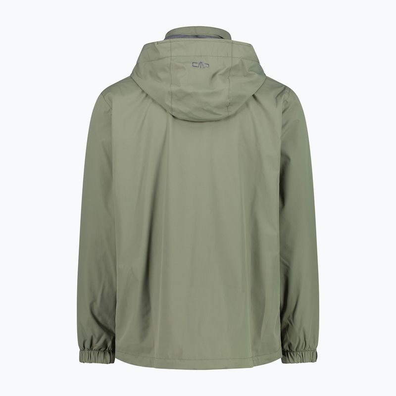Giacca antipioggia CMP Snaps verde da uomo 39X7367/F832 3