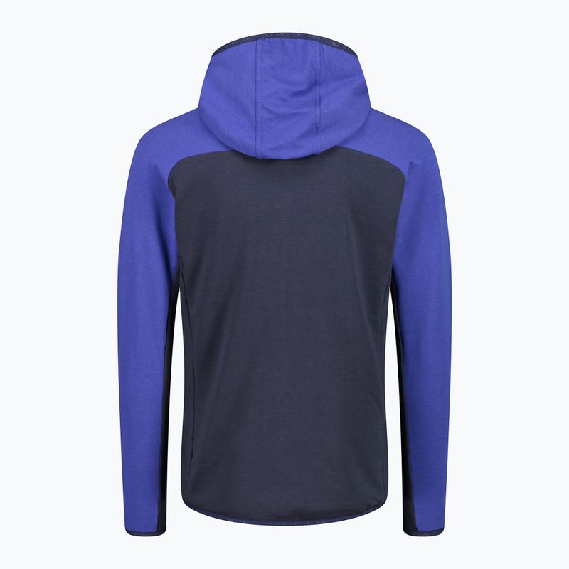 Felpa trekking CMP uomo nero/blu 31L6327/N950 3