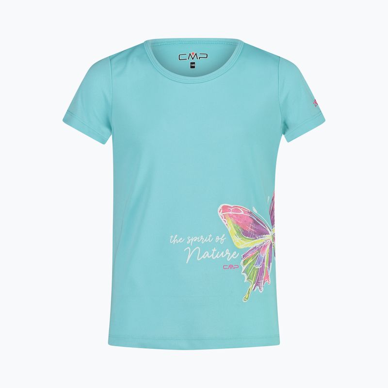 Camicia da trekking da bambino CMP verde 38T6385/L430 6