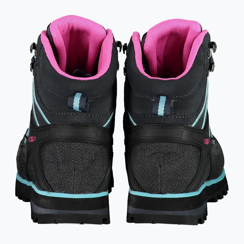 Scarpe da trekking da donna CMP Moon Mid WP antracite/acqua 11