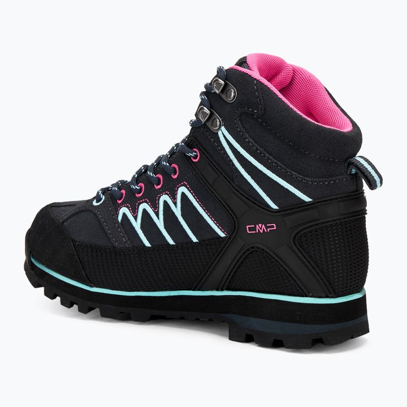 Scarpe da trekking da donna CMP Moon Mid WP antracite/acqua 3