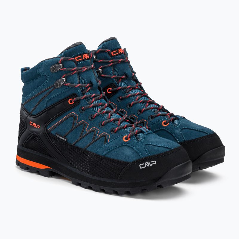 Stivali da trekking da uomo CMP Moon Mid blu 31Q4797 4