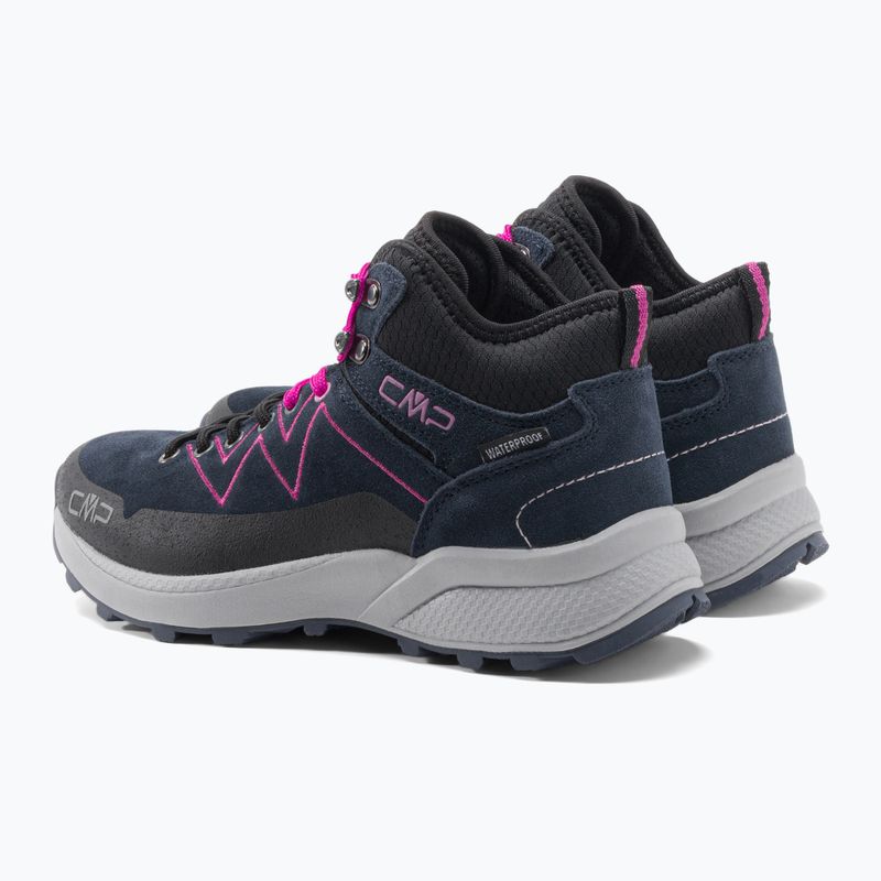 Scarpe da trekking da donna CMP Kaleepso Mid WP blu navy 31Q4916/M926 3