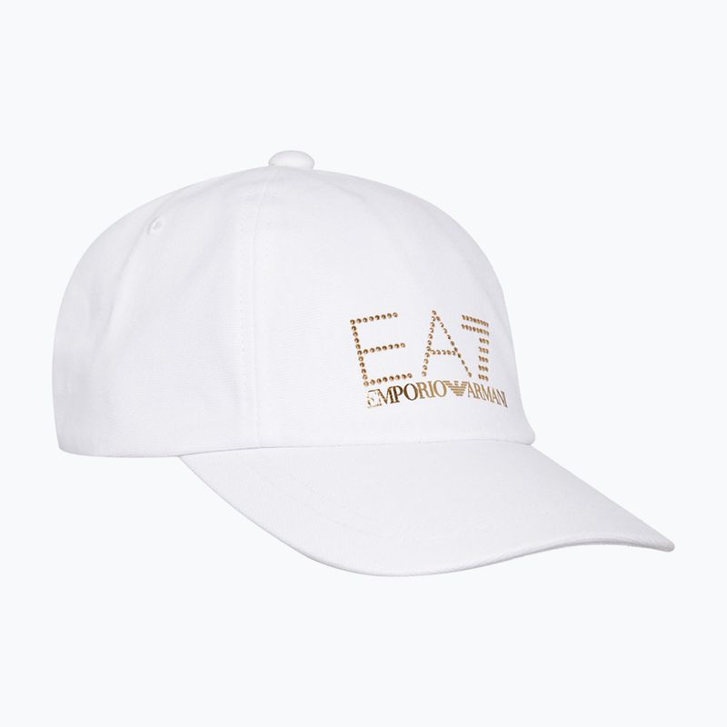 Cappello da baseball donna EA7 Emporio Armani Train Evolution bianco