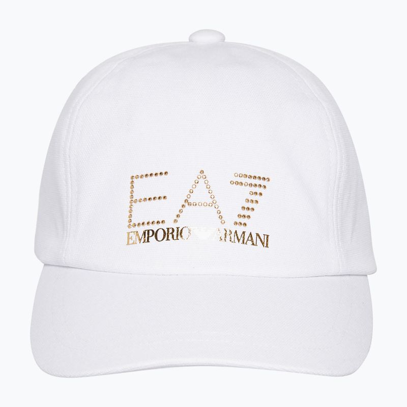 Cappello da baseball donna EA7 Emporio Armani Train Evolution bianco 2