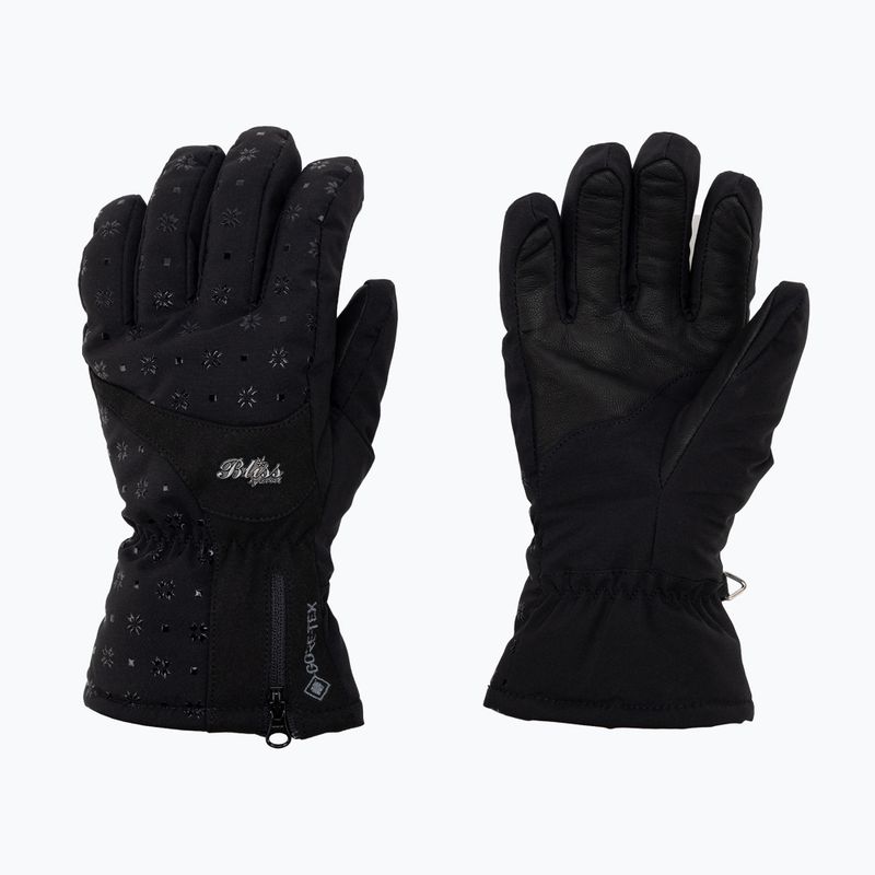 Guanto da sci donna Level Bliss Emerald Gore-Tex pk nero