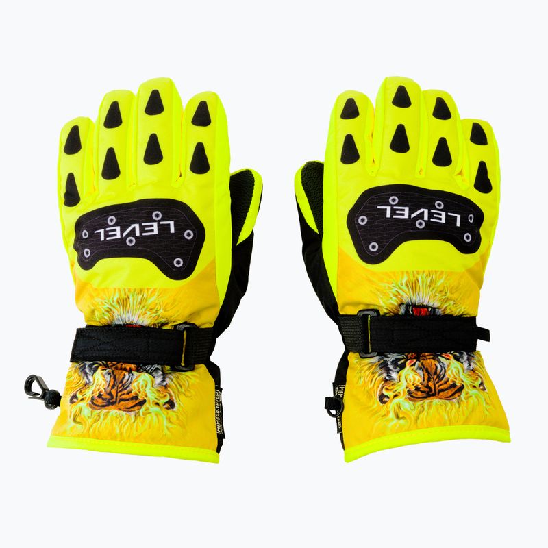 Guanti da sci per bambini Level Junior goldenrod 3