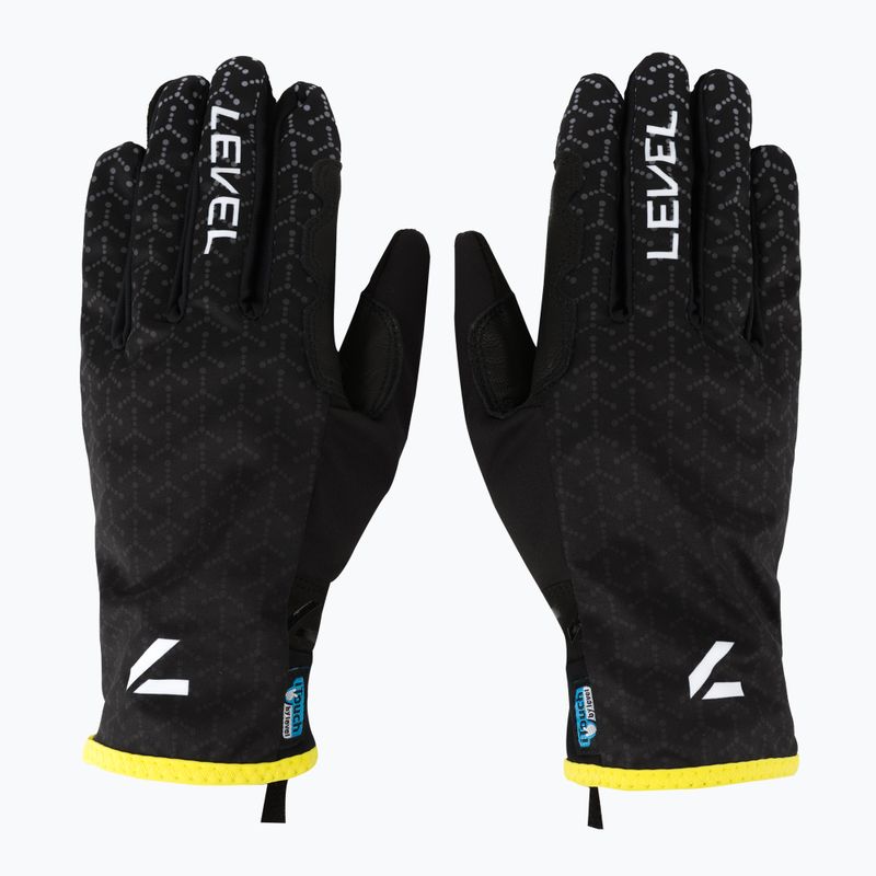 Guanti da trekking Level Back XC da uomo, nero 3