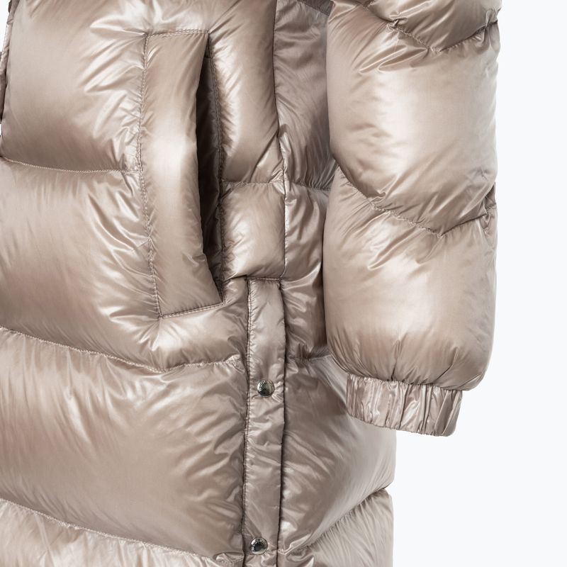 Woolrich giacca donna Aliquippa Long Puffer light taupe 4