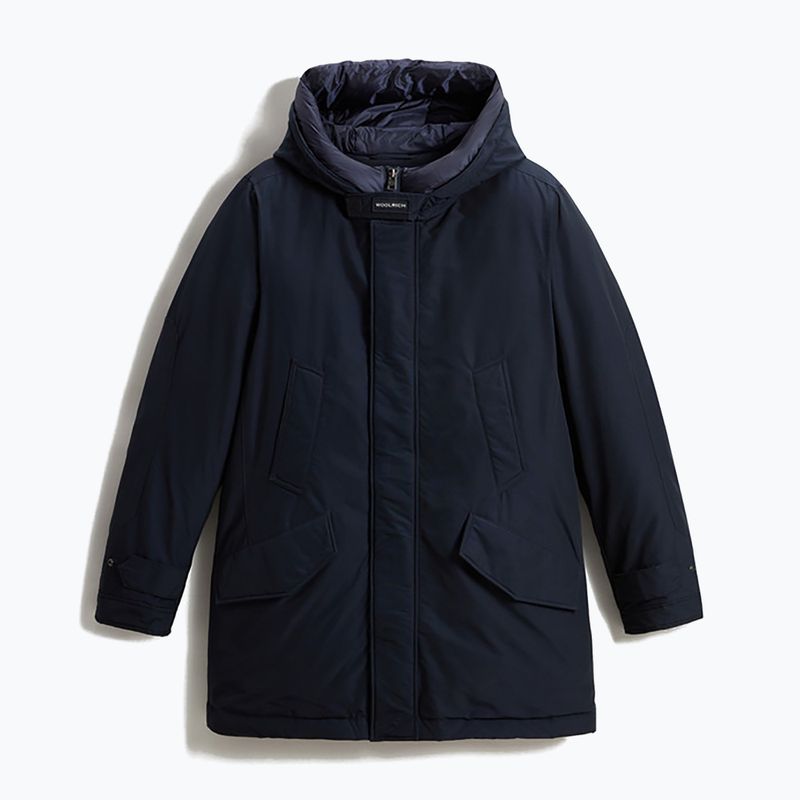 Parka Woolrich Polar High Collar Uomo blu melton 4