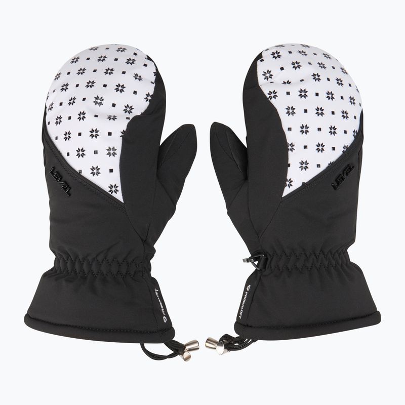Guanto da sci Level Mummies Mitt donna bianco/nero 2