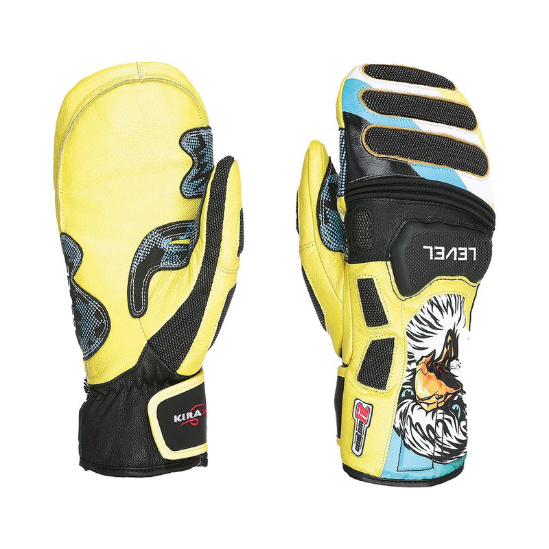 Level SQ CF Mitt 2022 pk guanto da sci arcobaleno 7