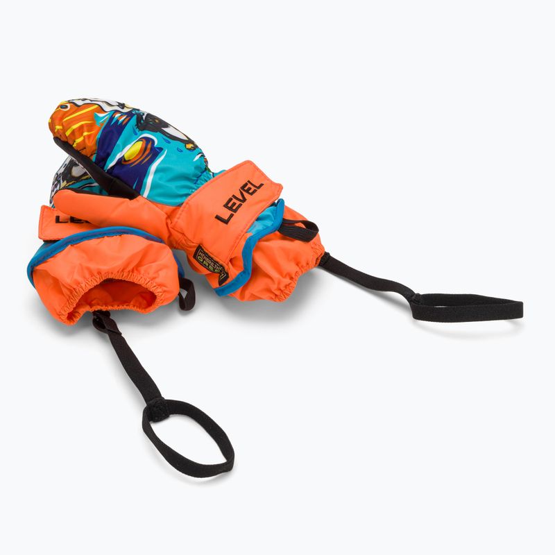 Guanto da sci per bambini Level Animal arancione 6