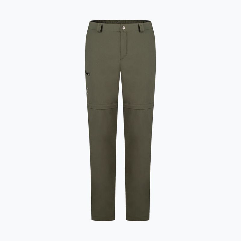 Pantaloni trekking da uomo Montura Valbruna Zip Off verde salvia