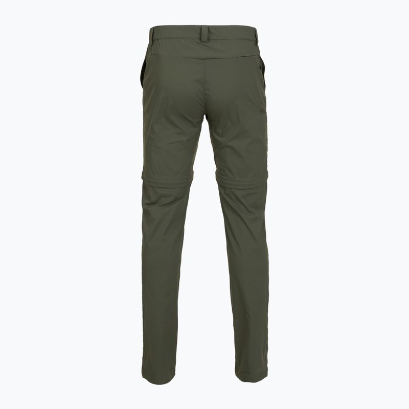 Pantaloni trekking da uomo Montura Valbruna Zip Off verde salvia 2
