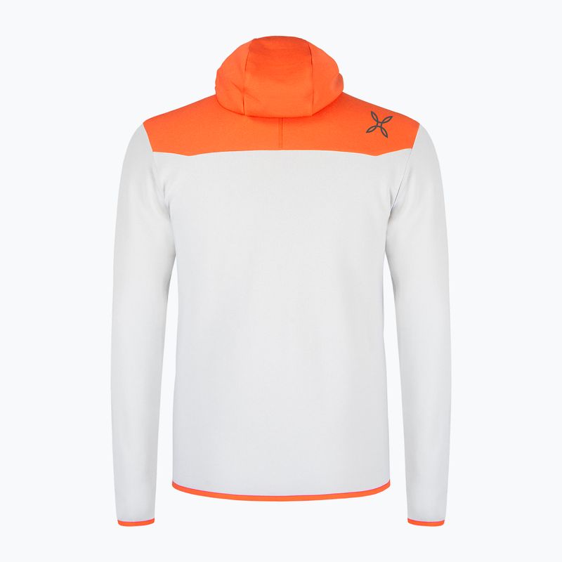 Felpa Montura Altitude da uomo Maglia quiet grigio/arancio 2