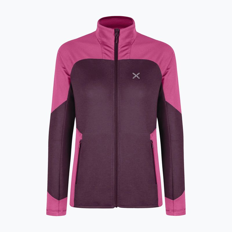 Felpa Montura Rise Maglia donna vinaccia/baton rouge