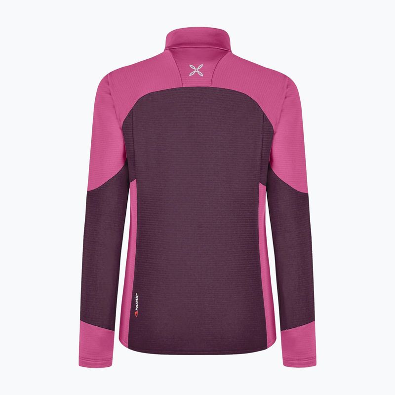 Felpa Montura Rise Maglia donna vinaccia/baton rouge 2