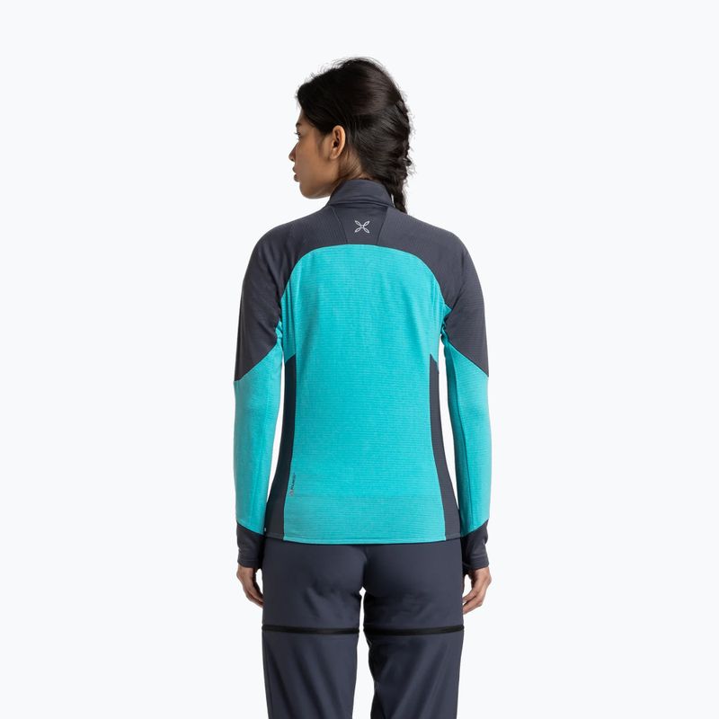 Felpa Montura Rise Maglia donna turchese/blu grafite 2