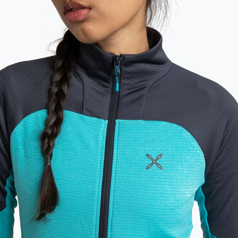 Felpa Montura Rise Maglia donna turchese/blu grafite 4