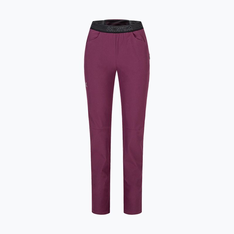 Pantaloni trekking donna Montura Rise vinaccia/baton rouge 7