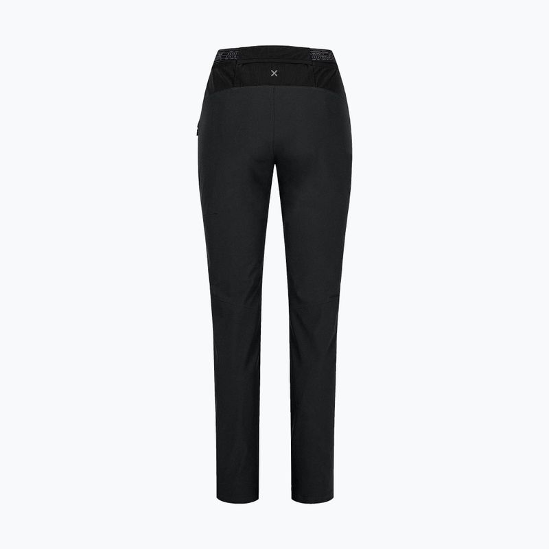 Pantaloni da trekking da donna Montura Rise antracite/turchese 2