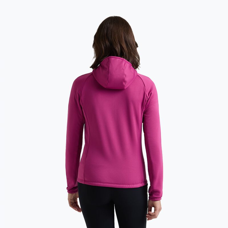 Felpa donna Montura Fadis Grid Hooded Maglia Baton Rouge 3