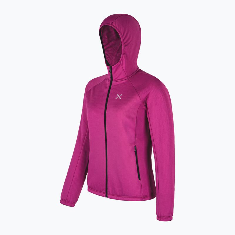 Felpa donna Montura Fadis Grid Hooded Maglia Baton Rouge 9