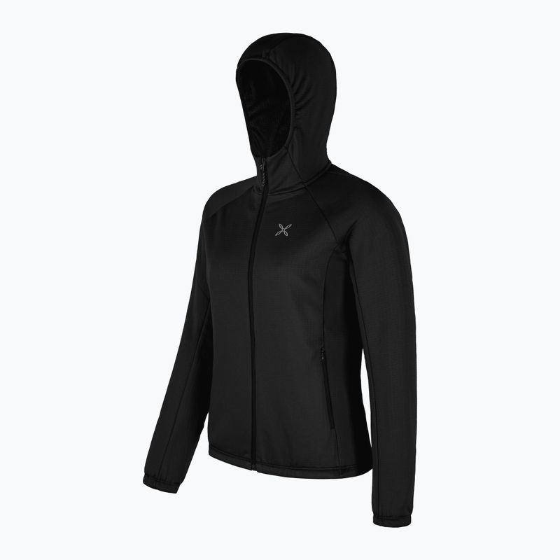 Felpa donna Montura Fadis Grid Hooded Maglia black 3